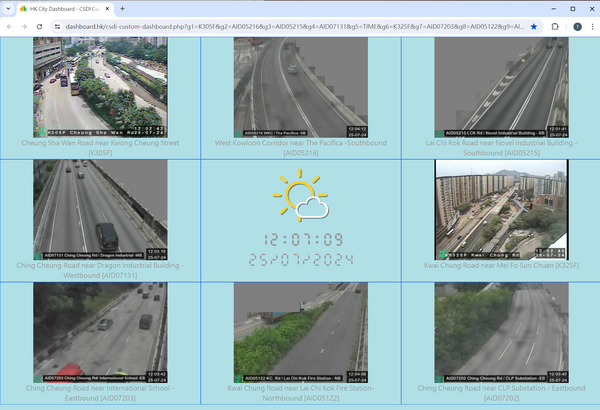 Create a Custom CSDI Traffic Cam Dashboard